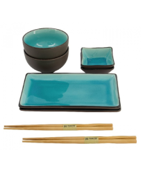 Sushi Set Glassy Turquoise