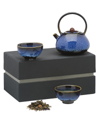 Tea Set coreano con dettagli in legno