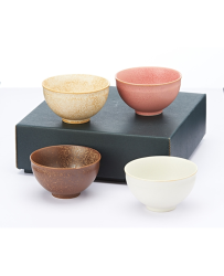 Set di 4 tazze in porcellana giapponese