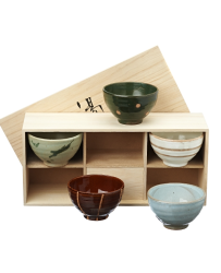 Set di 5 tazzine in ceramica giapponese